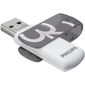 Philips Memorie USB Flash Philips Vivid Edition, 32GB, USB 2.0, Gri /Alb