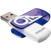 Philips Memorie USB Philips Vivid Edition FM64FD05B/10, 64 GB, USB 2.0, alb/violet