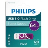 Philips PHILIPS USB 3.0 64GB VIVID EDITION PURPL