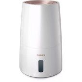 Philips Umidificator Philips Series 3000 NanoCloud HU3916/10, 45m2, 300ml/ora, rezervor de apa 3L, Alb