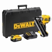 Pistol pentru batut cuie DeWalt DCN692P2-QW, 2 acumulatori Li-Ion, 18 V, 5.0 Ah, 50-90 mm, incarcator, Valiza