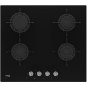 Plita BEKO HILG 64220 S, Gaz, 4 arzatoare, Sticla Neagra- desigilata