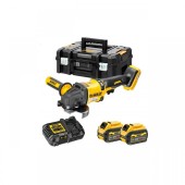 Polizor unghiular DeWALT, 125mm, 2x54V, 6.0Ah, 9000rpm, incarcator, cutie T-STAK, tip DCG418T2-QW