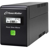 Power Walker UPS Power Walker Line-Interactive 600VA 2x PL 230V, PURE SINE, RJ11/RJ45,USB,LCD