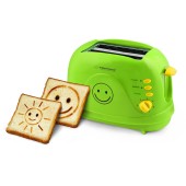 Prajitor de paine Smiley EKT003, 750 W, Verde