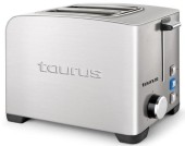 Prajitor de paine Taurus MyToast II Legend. 850 W, 2 felii, 3 functii, Termostat, 7 trepte, Butoane iluminate (Inox)