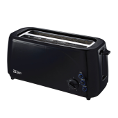 Prajitor paine dublu Zilan ZLN-2713, 1400 W, 5 grade rumenire, Functii multiple, Negru