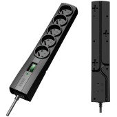 Priza/Prelungitor T/LZ09-CLA050/0000 Surge protector Black 5 sockets