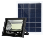 Proiector LED 500W cu panou solar si telecomanda 400 LED URI