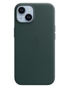 Protectie Spate Apple Leather pentru Apple iPhone 14 , Magsafe (Verde)