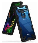 Protectie spate Ringke FUSION X pentru LG G8 ThinQ (Negru) 