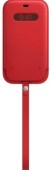 Protectie Toc Apple Leather Sleeve with MagSafe (PRODUCT)RED mhyj3zm/a pentru Apple iPhone 12 Pro Max (Rosu)