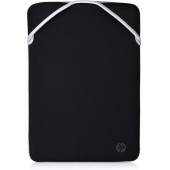 Protective Reversible 14inch Black/Silver Laptop Sleeve