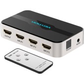 Przełącznik switcher 3 in 1 out HDMI Vention AFJH0 4K z separacją audio (szary)