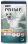 PUPIL PRIME Plic, Hrană umedă pentru pisici, cu Iepure 85g