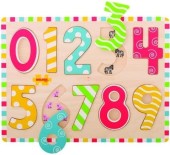 Puzzle mare BigJigs BJ756, Numere