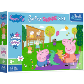 Puzzle Trefl Primo Super Shape Xxl 60 Peppa Pig Si Fratiorul