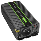 QOLTEC Convertor de tensiune Qoltec Monolith, 600W, 1200W, 12V la 230V, Pure Sine