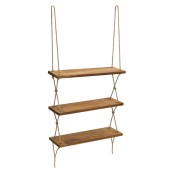 Raft de perete Anaba, culoarea nuc 48.5x12x103cm