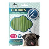 Recompense Caini 4DOG GOODIES Dental Sticks Menta si Calciu 80g