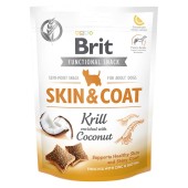 Recompense caini Brit Care Dog Snack Skin and Coat Krill 150 g