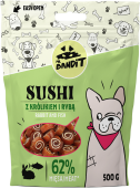 Recompense pentru caini Mr. Bandit SUSHI, iepure si peste