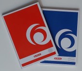 Registru A4, coperti carton, 100 file Patratele/Dictando