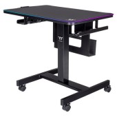 reglabil electric pe inaltime CycleDesk 100 iluminare RGB Negru