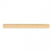 Rigla din lemn 30cm