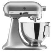 Robot de bucatarie KitchenAid 5KSM95PSEMC, 4.3 L, 275 W (Argintiu)