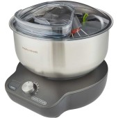 Robot de bucatarie Morphy Richards Mix Star 400520, 650 W, 6 viteze, bol 5 l, Argintiu