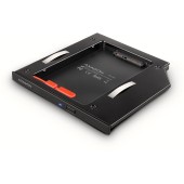 RSS-CD09 2.5 SSD/HDD caddy into DVD slot, 9.5 mm, LED, ALU