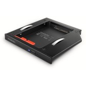 RSS-CD12 2.5 SSD/HDD caddy into DVD slot, 12.7 mm, LED, ALU