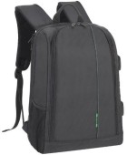 Rucsac laptop Rivacase Green Mantis 7490 black, 15.6inch (Negru) 