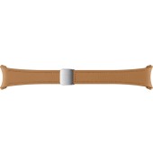 Samsung Bratara D-Buckle Hybrid Eco-Leather Band (Slim, Small/Medium) pentru SAMSUNG Galaxy Watch6, ET-SHR93SDEGEU, Camel