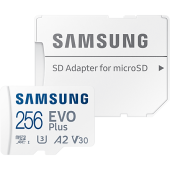 Samsung Card microSD Samsung EVO Plus, 256GB, Clasa 10, Adaptor SD