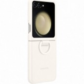 Samsung Husa de protectie Samsung Silicone Case with Ring pentru Galaxy Flip5, Cream