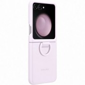 Samsung Husa de protectie Samsung Silicone Case with Ring pentru Galaxy Flip5, Lavnder