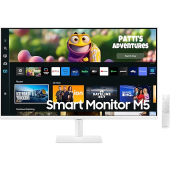 Samsung Monitor VA LED Samsung M5 27 LS27CM501EUXDU, Full HD (1920 x 1080), HDMI, Boxe, Alb