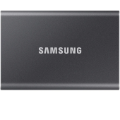 Samsung SSD extern Samsung T7 portabil, 500GB, USB 3.2, Titan Grey