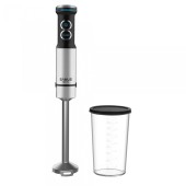 Samus Blender Samus SB1200S, 1200 W, Turatie reglabila, Functie Pulse, Picior inox, Pahar 0,8 l, Negru/Inox