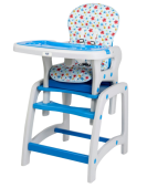 Scaun de masa copii JUJU Eat&Play JU3002-Blue-Stars (Albastru)