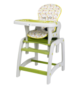 Scaun de masa copii JUJU Eat&Play JU3002-Green-Island (Verde)