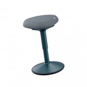 Scaun ergonomic Leitz Ergo, poziție șezut/ în picioare, înălțime reglabilă (47-64 cm), gri-cărbune