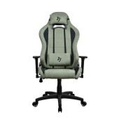 Scaun gaming Arozzi TORRETTA-SPSF-FST, Textil, Capacitate maxima 120kg, Negru/Verde