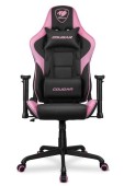 Scaun Gaming Cougar Armor Elite Eva, Greutate maxima 120 kg (Negru/Roz)