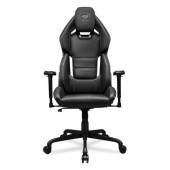 Scaun Gaming Cougar Hotrod Black, Greutate maxima 136 kg, Cotiere ajustabile 3D (Negru)