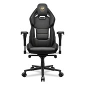 Scaun Gaming Cougar Hotrod Royal, Greutate maxima 136 kg, Cotiere ajustabile 4D (Negru/Galben)