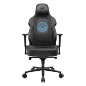 Scaun Gaming Cougar NxSys Aero Black, Ventilator 200 mm, Greutate maxima 160 kg (Negru)