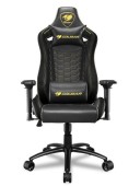 Scaun Gaming Cougar Outrider S Royal, Greutate maxima 120 kg, Cotiere ajustabile 4D (Negru/Galben)